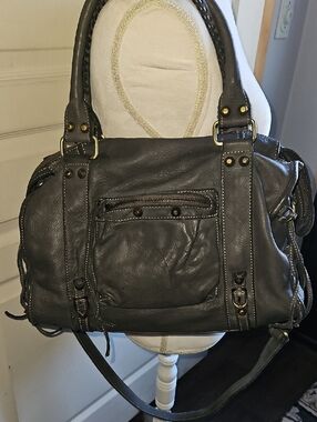 Sundance Large Italian Leather Hobo/Shoulder Bag
